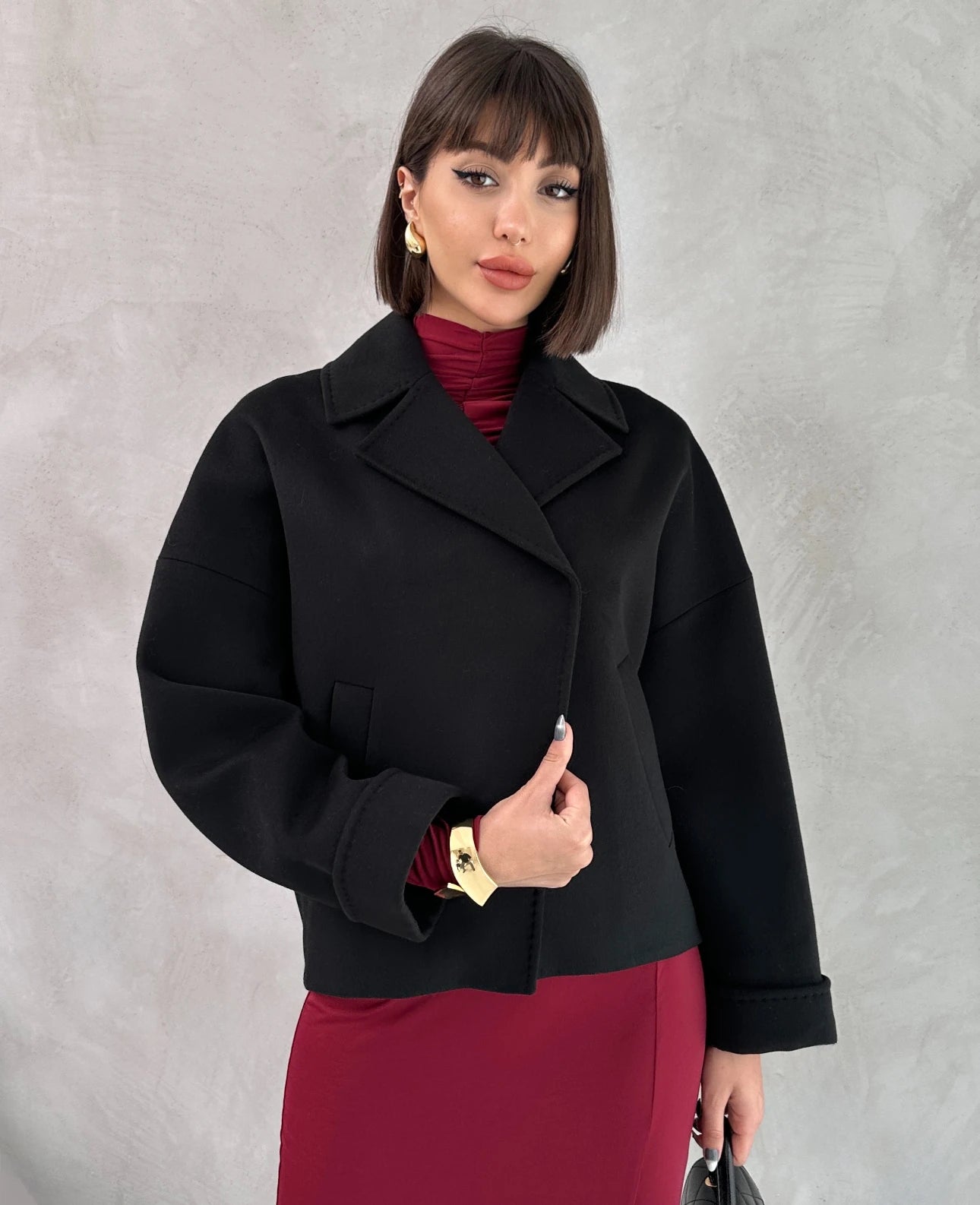 MAJESTY Cashmere Coat Shawl FUR