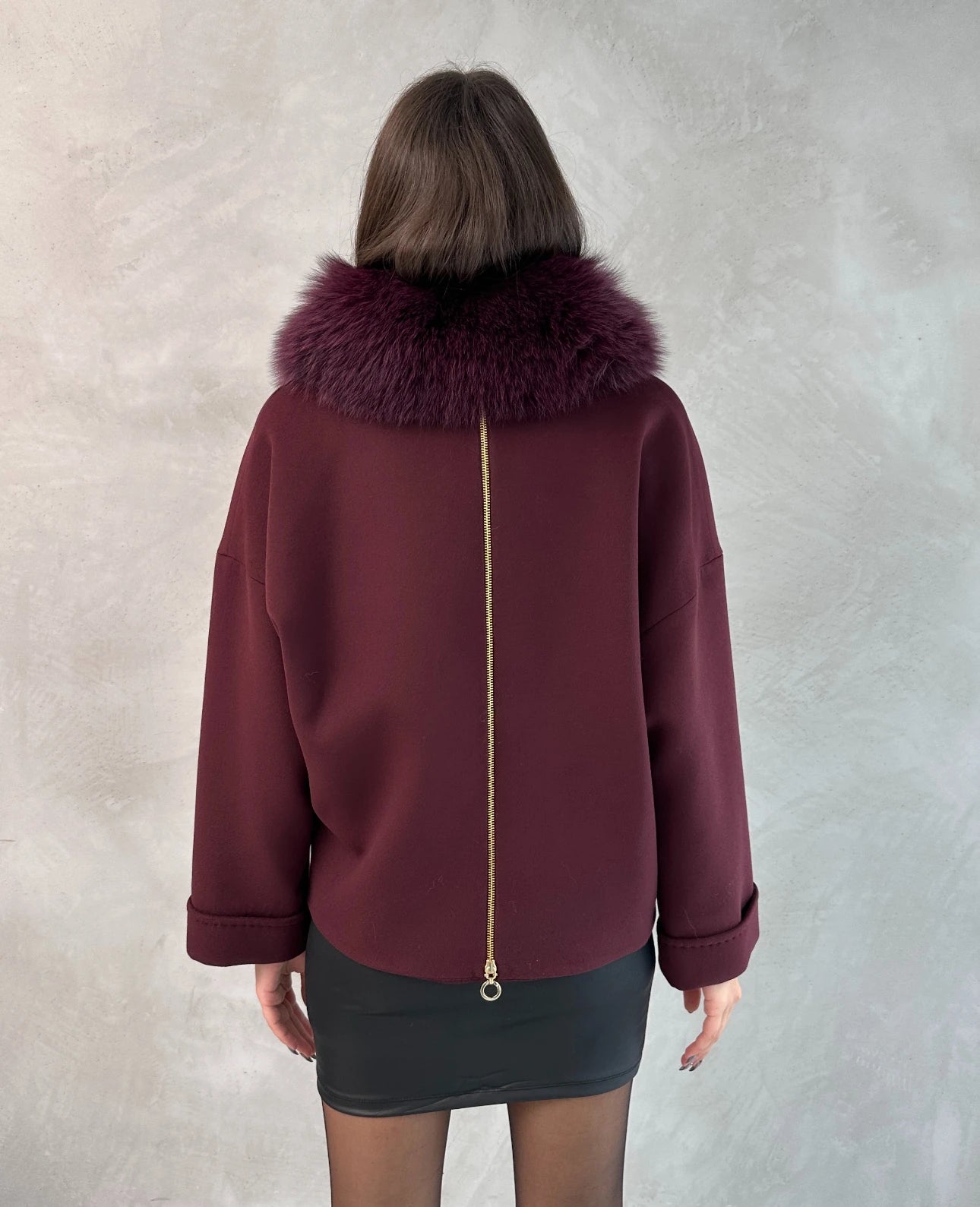 MAJESTY Cashmere Coat Shawl FUR